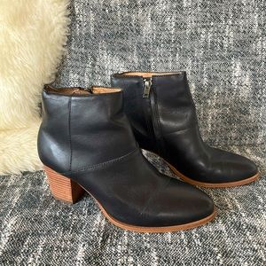 Madewell Black Leather Boots
